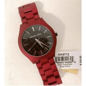 Michael Kors MK8712 Men's Slim Runway Black Dial Watch